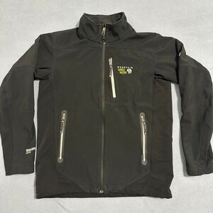 Mountain Hardwear Wind Stopper Tech Jacket Zip Up Long Sleeve Black Mens Size M